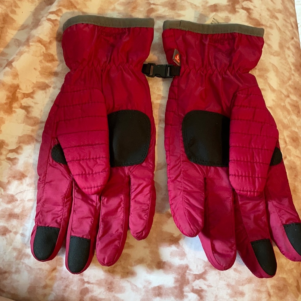 Large pink L.L. Bean gloves